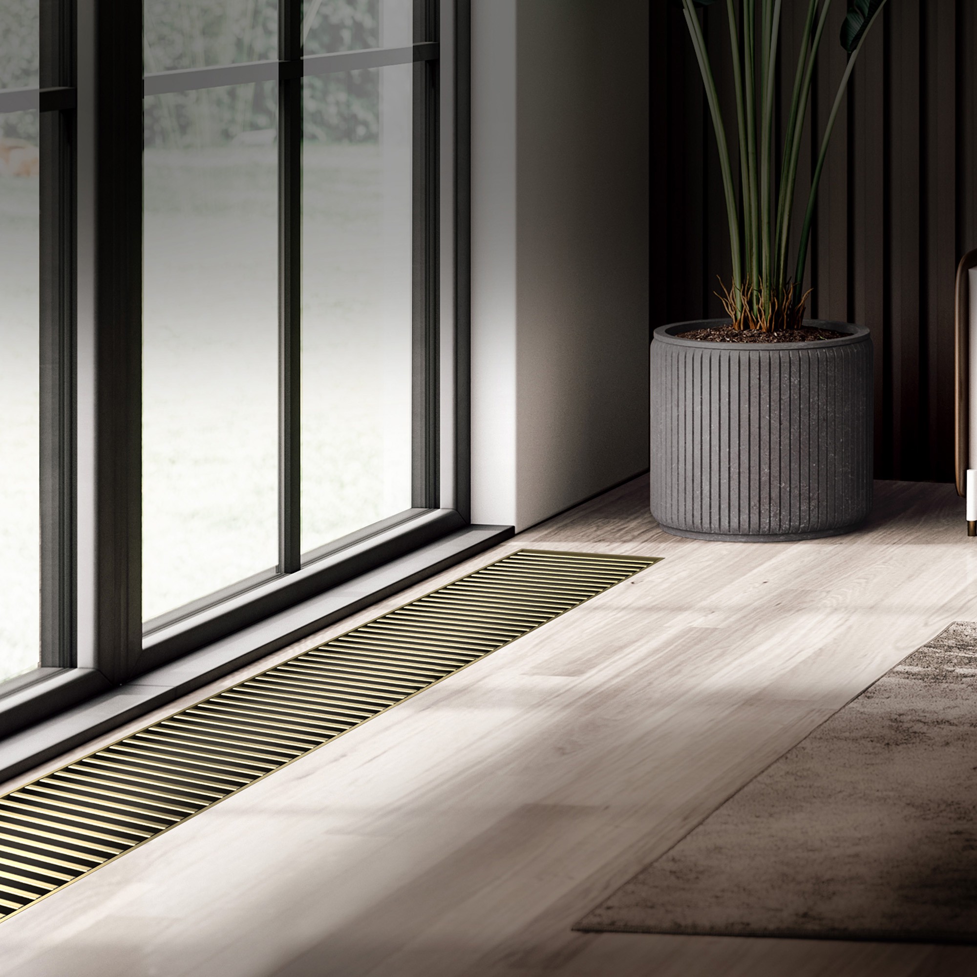 Конвектор внутрипольный Royal Thermo ATRIUM TURBO-150/400/2400-DG-U-AU — изображение 4