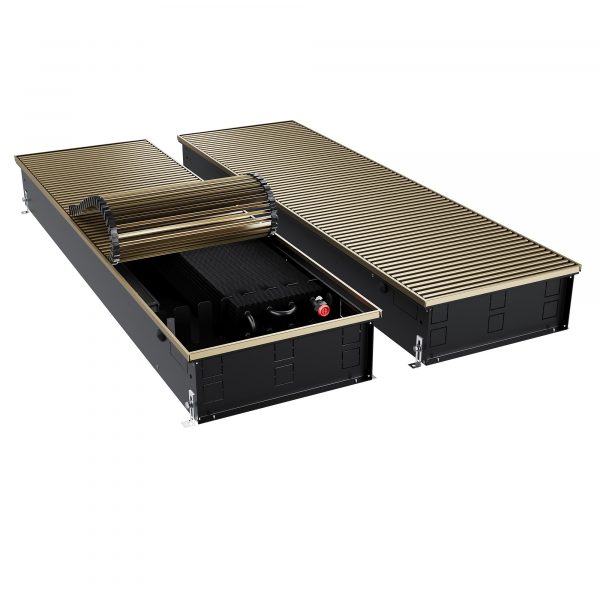 Конвектор внутрипольный Royal Thermo ATRIUM TURBO-150/400/2600-DG-U-AU