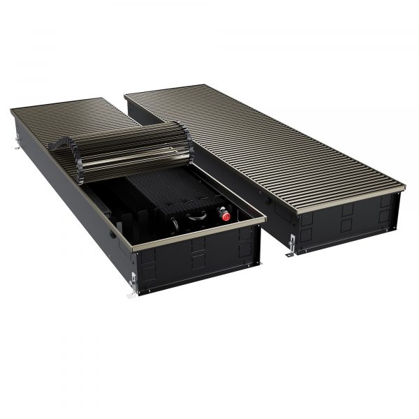Конвектор внутрипольный Royal Thermo ATRIUM TURBO-150/400/2800-DG-U-DB