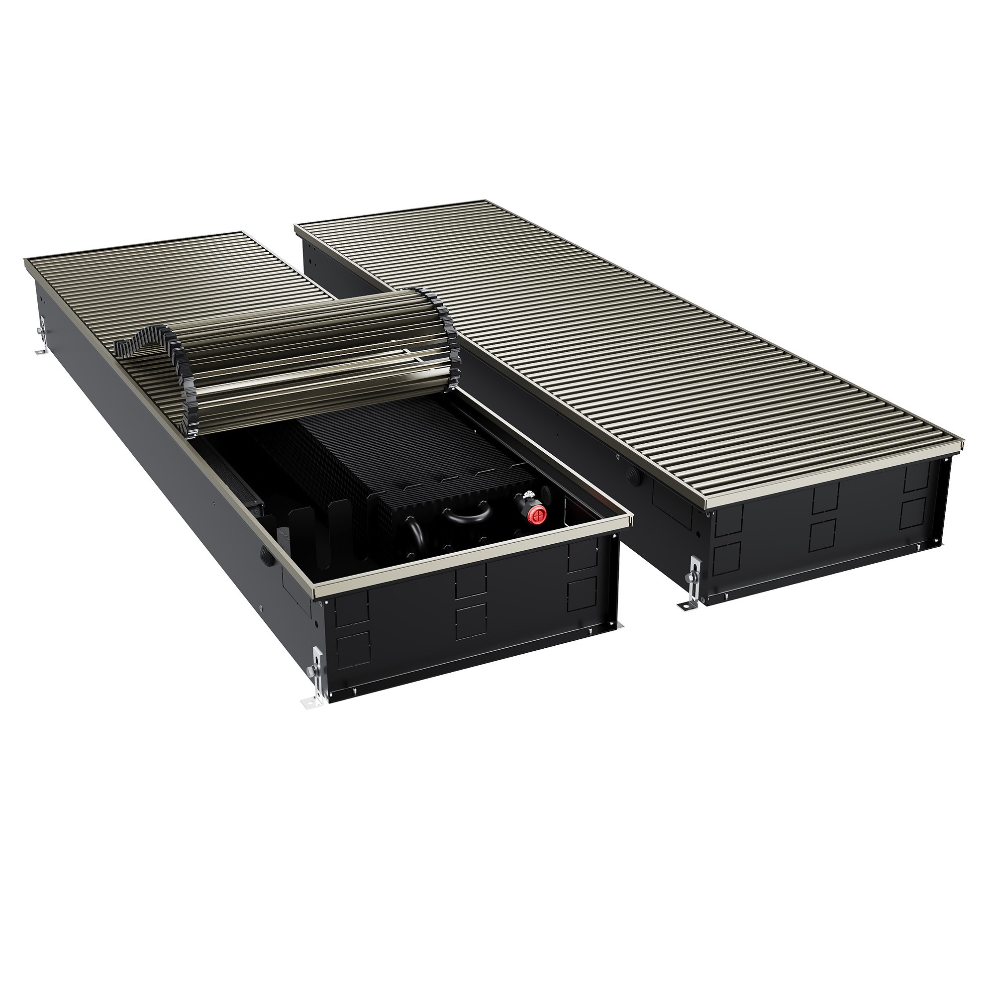 Конвектор внутрипольный Royal Thermo ATRIUM TURBO-150/400/3000-DG-U-LB