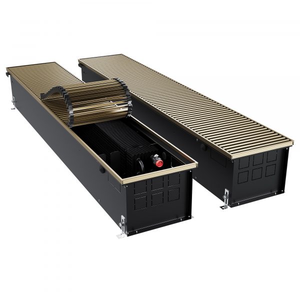 Конвектор внутрипольный Royal Thermo ATRIUM TURBO-190/250/2700-DG-U-AU
