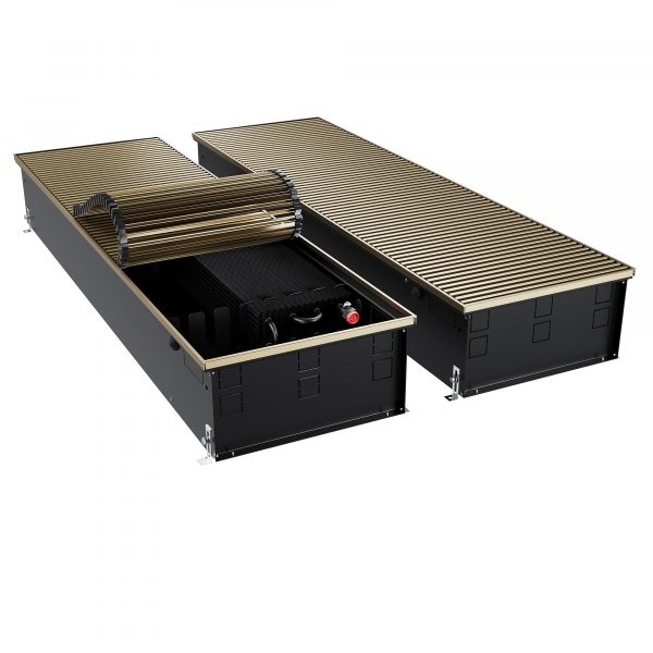Конвектор внутрипольный Royal Thermo ATRIUM TURBO-190/400/2500-DG-U-AU