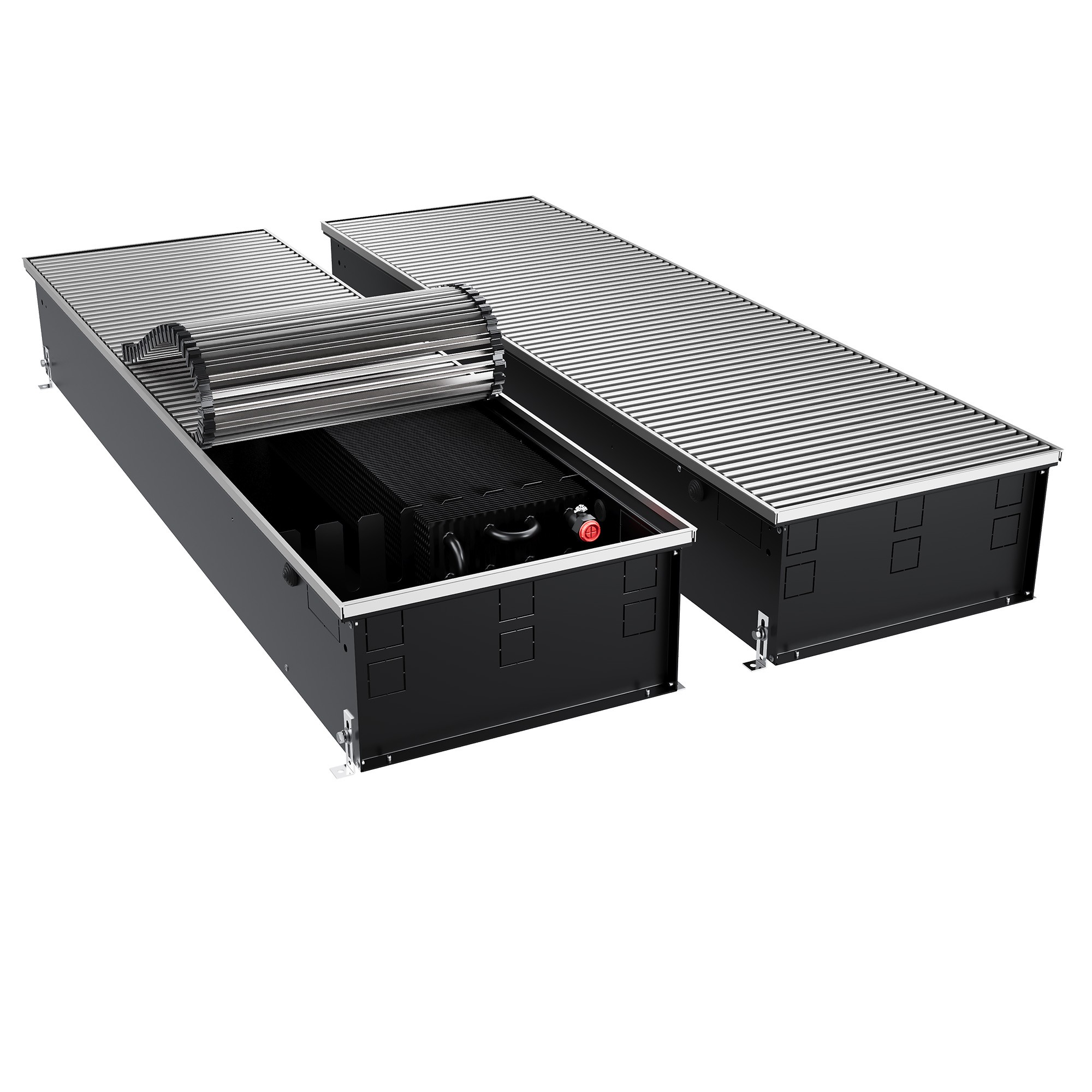 Конвектор внутрипольный Royal Thermo ATRIUM TURBO-190/400/2900-DG-U-NA