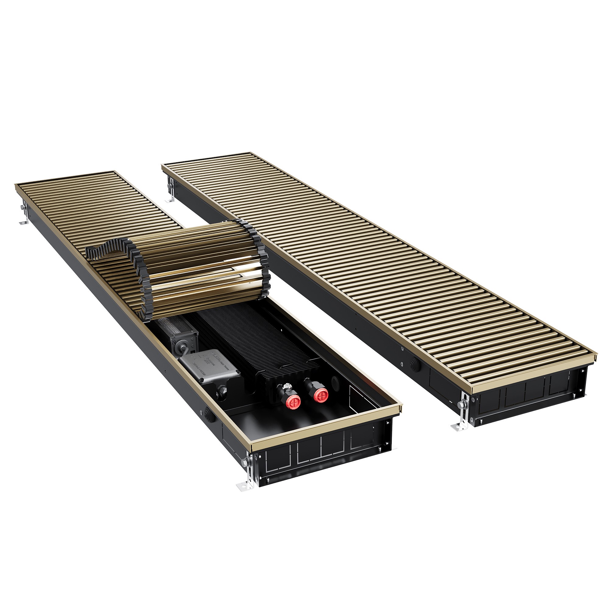 Конвектор внутрипольный Royal Thermo ATRIUM TURBO-80/250/1200-DG-U-AU