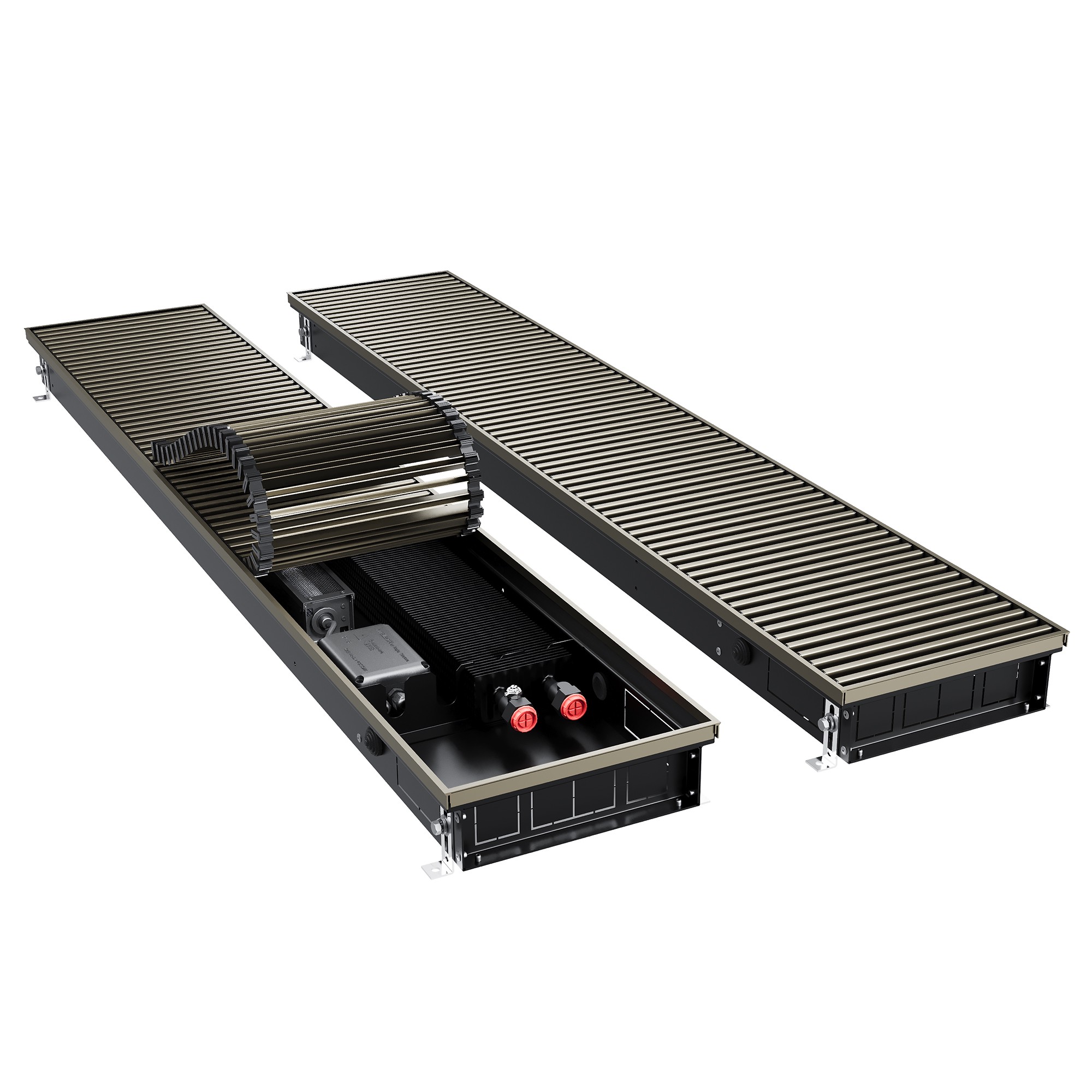 Конвектор внутрипольный Royal Thermo ATRIUM TURBO-80/250/1200-DG-U-DB