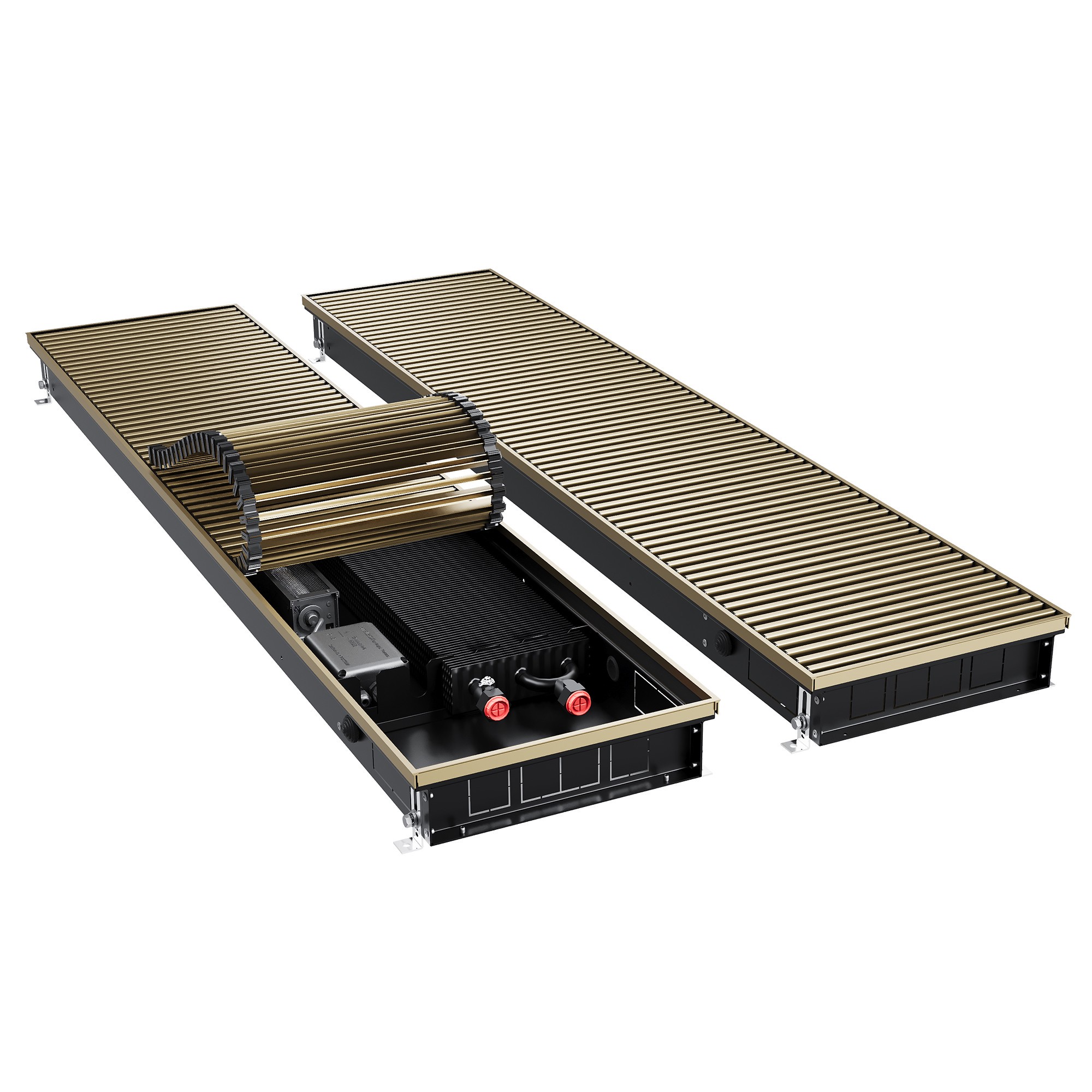 Конвектор внутрипольный Royal Thermo ATRIUM TURBO-80/300/1100-DG-U-AU