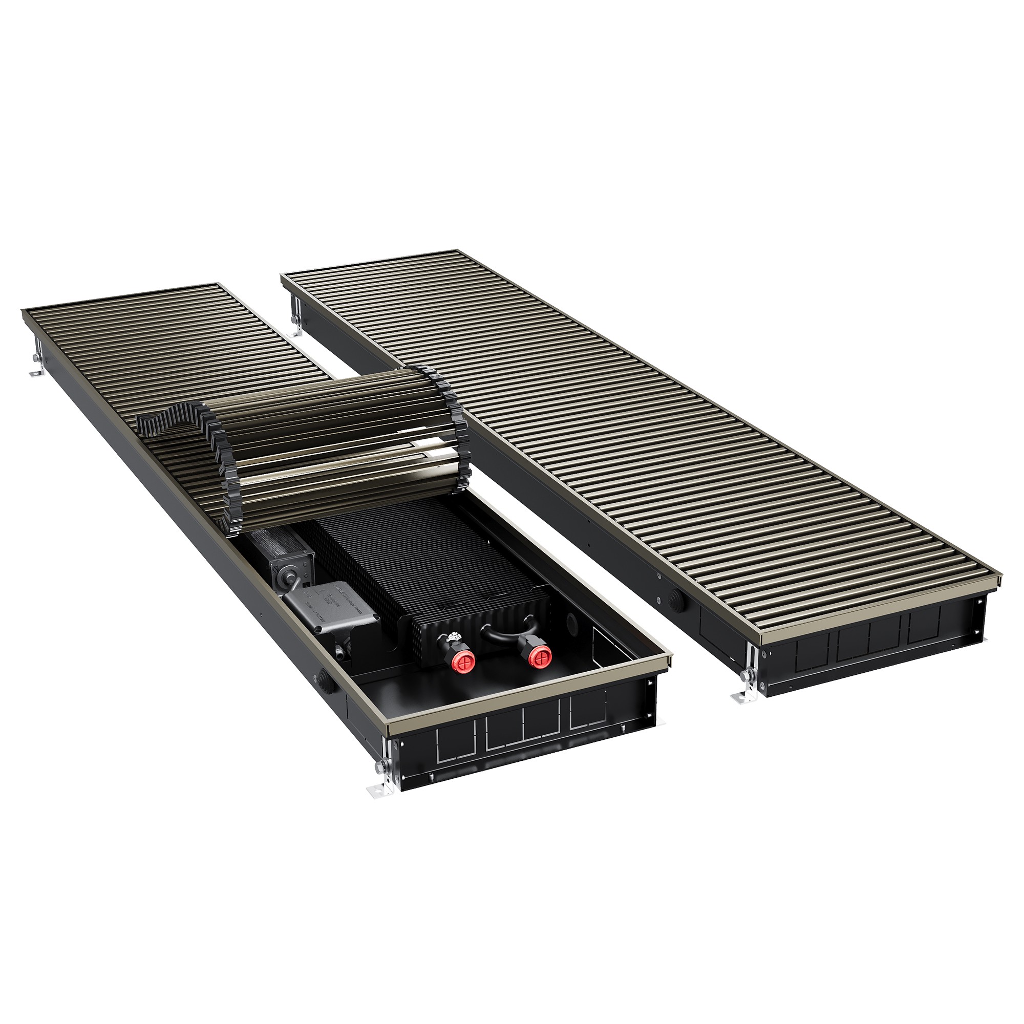 Конвектор внутрипольный Royal Thermo ATRIUM TURBO-80/300/1200-DG-U-DB