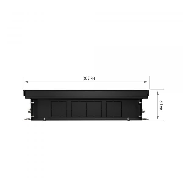 Конвектор внутрипольный Royal Thermo ATRIUM TURBO-80/300/1600-DG-U-BL — изображение 3