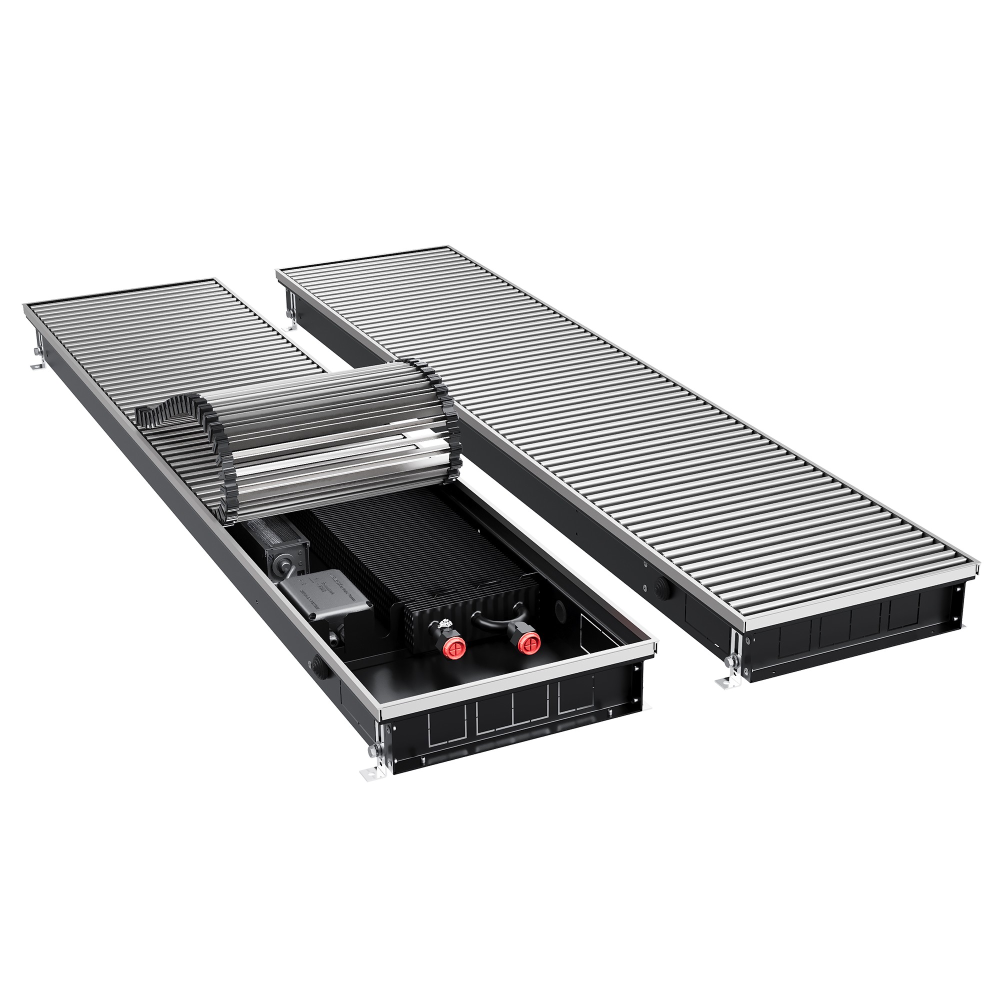 Конвектор внутрипольный Royal Thermo ATRIUM TURBO-80/300/2500-DG-U-NA