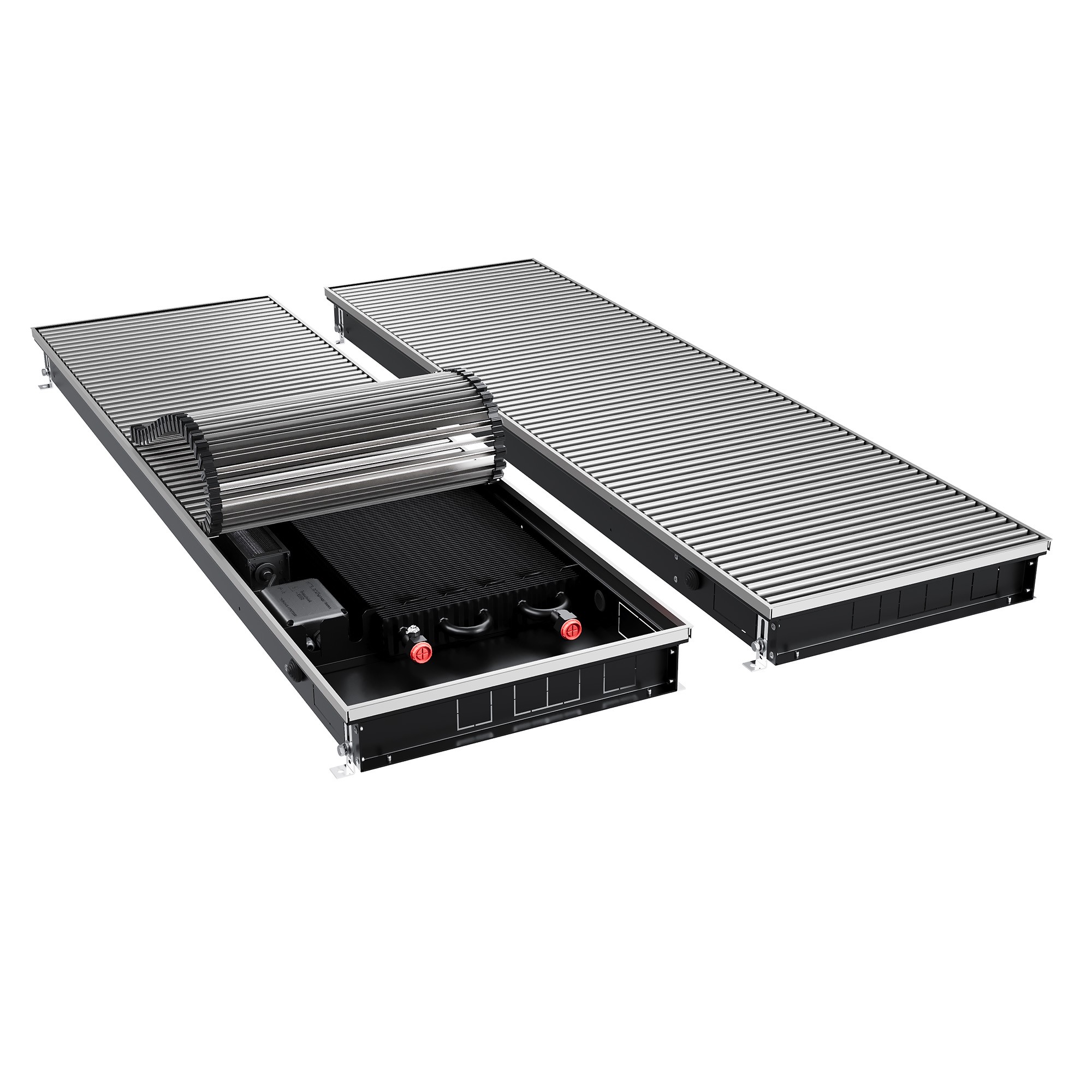 Конвектор внутрипольный Royal Thermo ATRIUM TURBO-80/400/900-DG-U-NA
