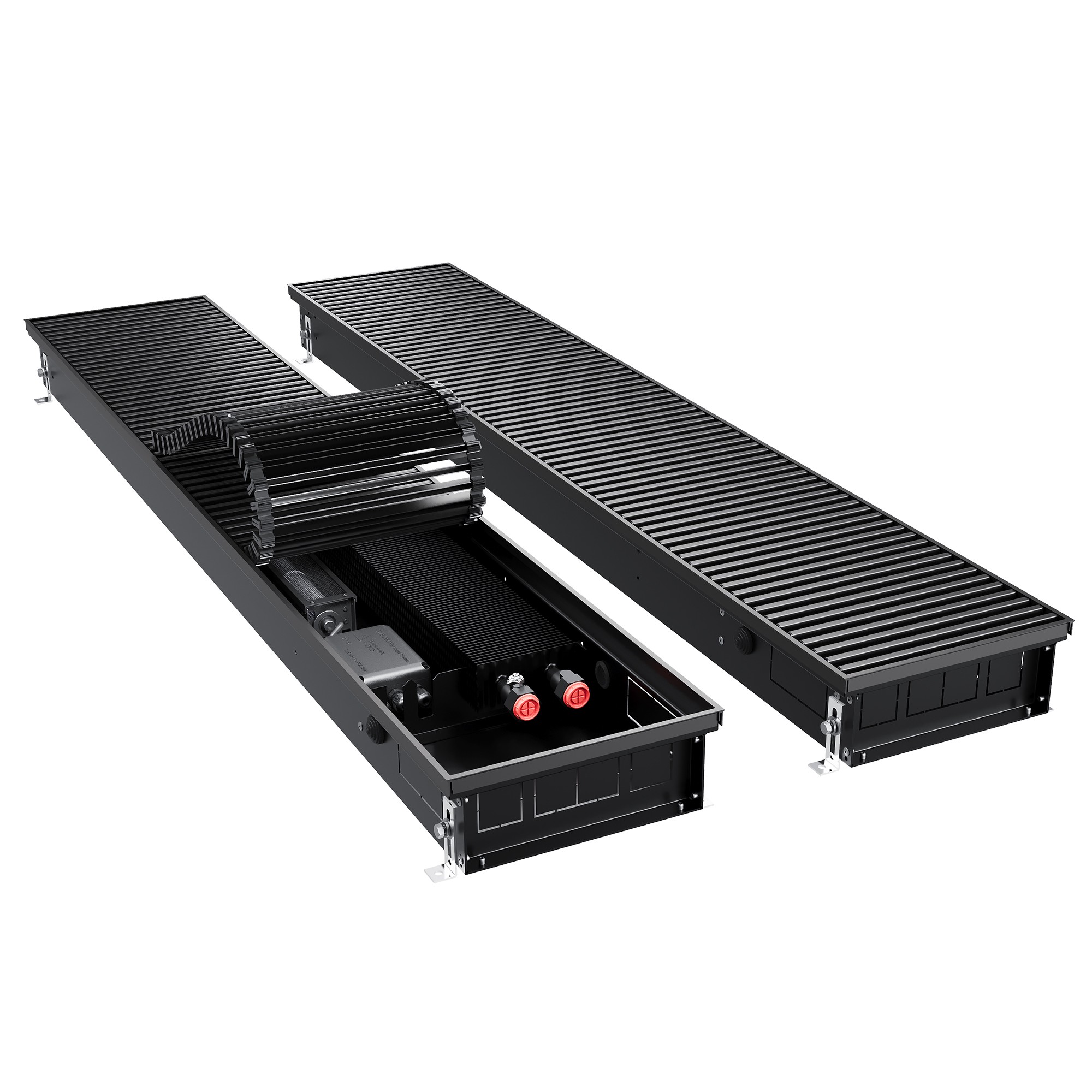 Конвектор внутрипольный Royal Thermo ATRIUM TURBO-90/250/1000-DG-U-BL