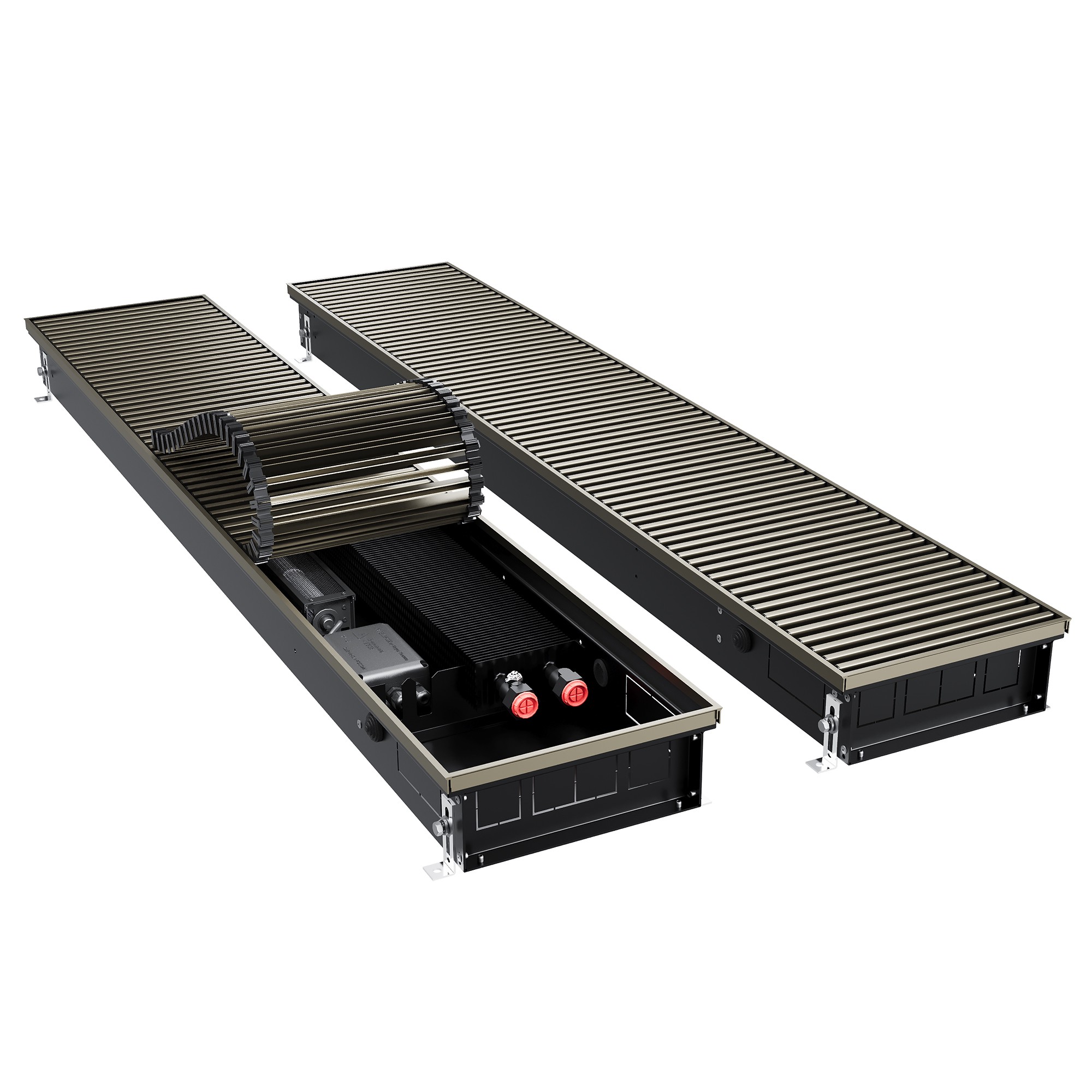 Конвектор внутрипольный Royal Thermo ATRIUM TURBO-90/250/1100-DG-U-DB