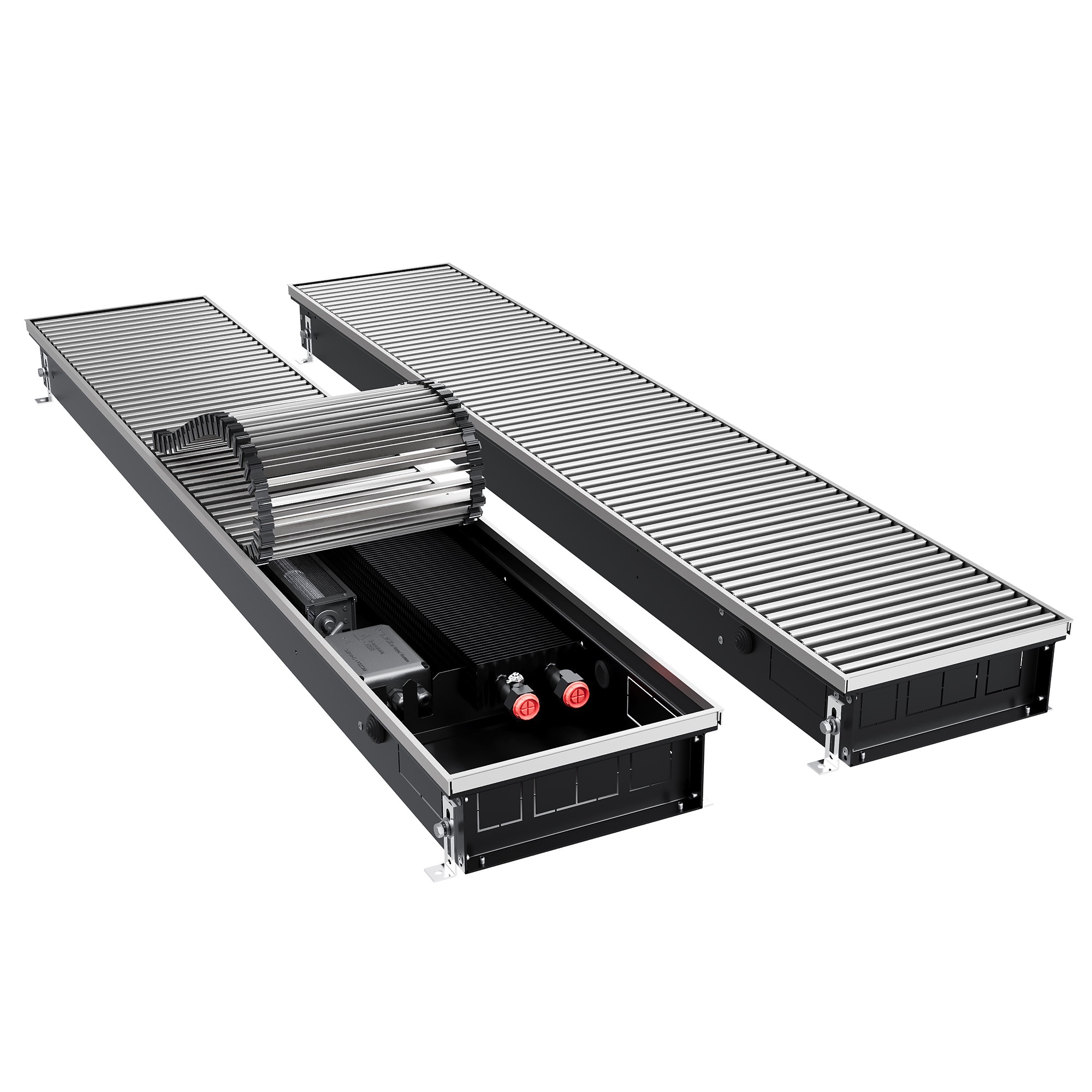 Конвектор внутрипольный Royal Thermo ATRIUM TURBO-90/250/1100-DG-U-NA
