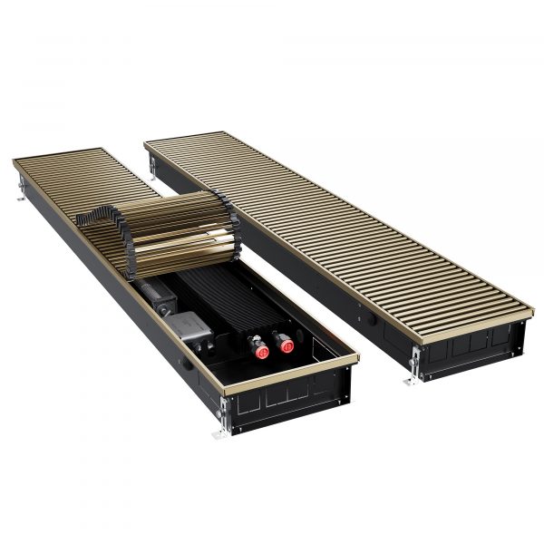 Конвектор внутрипольный Royal Thermo ATRIUM TURBO-90/250/2300-DG-U-AU