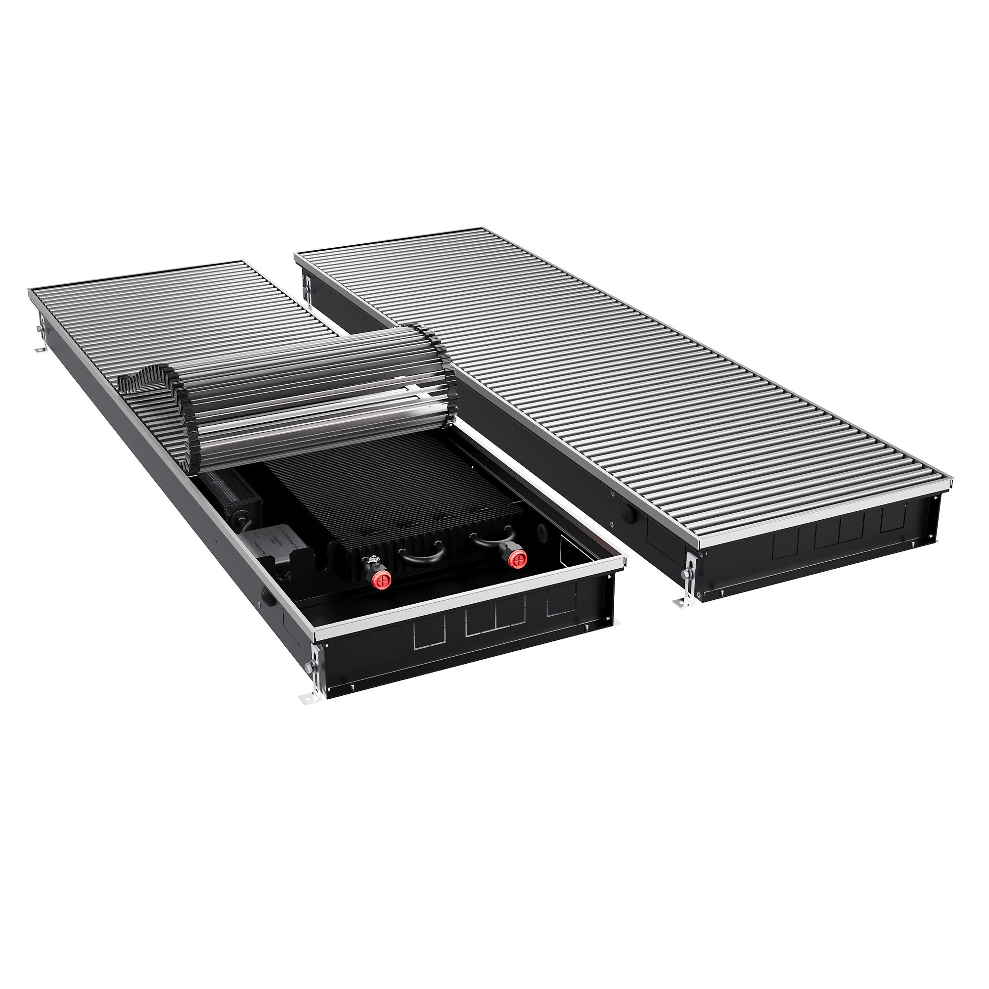 Конвектор внутрипольный Royal Thermo ATRIUM TURBO-90/400/2400-DG-U-NA