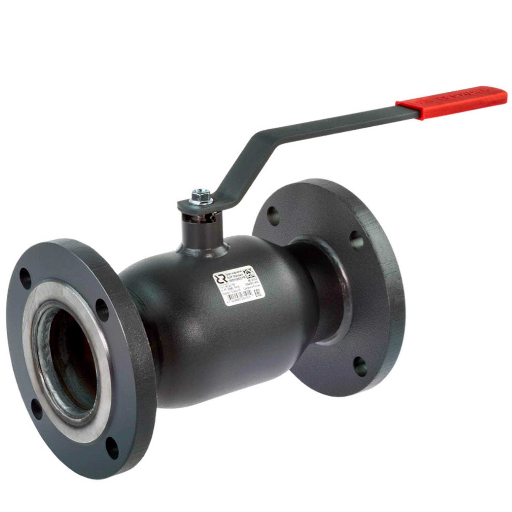 Кран шаровой РИДАН JiP-R Standard FF Ду150 Ру16 с рукояткой