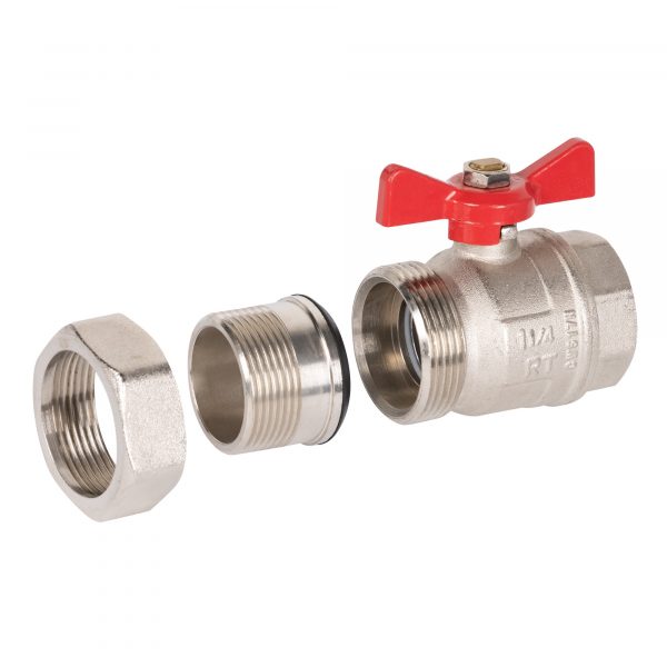 Кран шаровый Royal Thermo OPTIMAL 1 1/4quot; НГ, бабочка — изображение 5