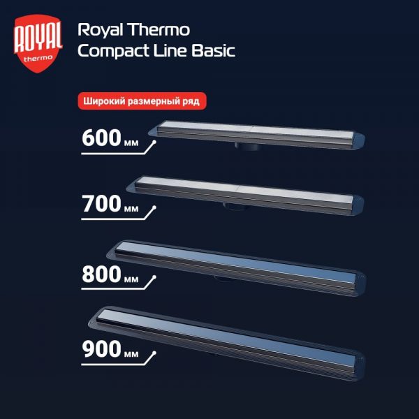 Лоток душевой Royal Thermo с сухим затвором Compact Line Basic 700 — изображение 3