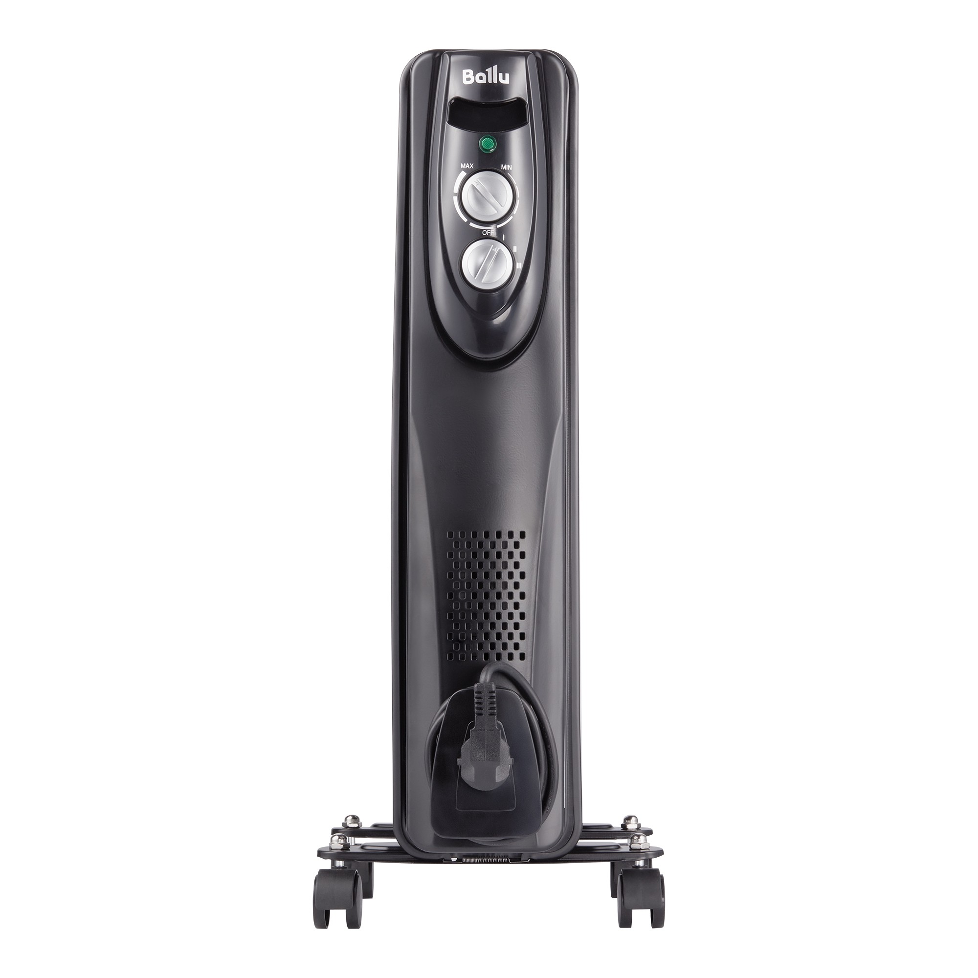 Масляный радиатор Ballu Classic black BOH/CL-05BRN 1000 (5 секций) — изображение 4