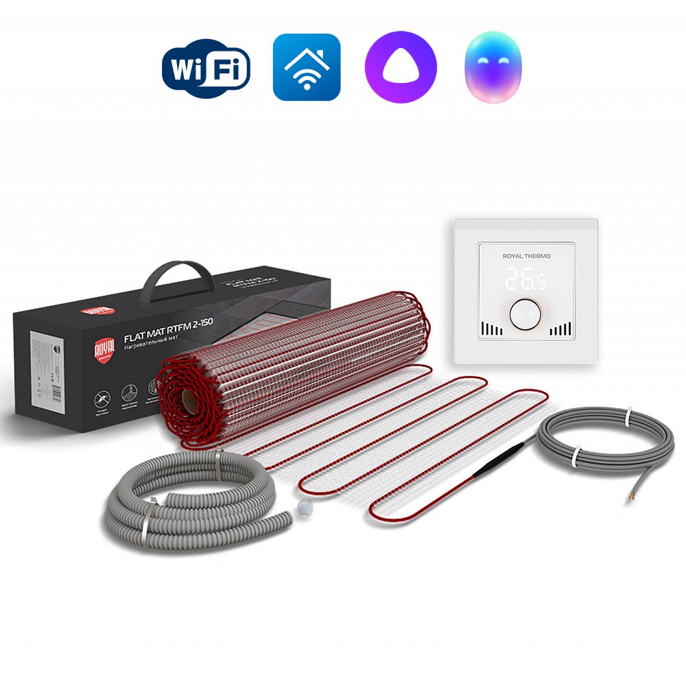 Мат нагревательный Royal Thermo Flat Mat RTFM 2-150-2