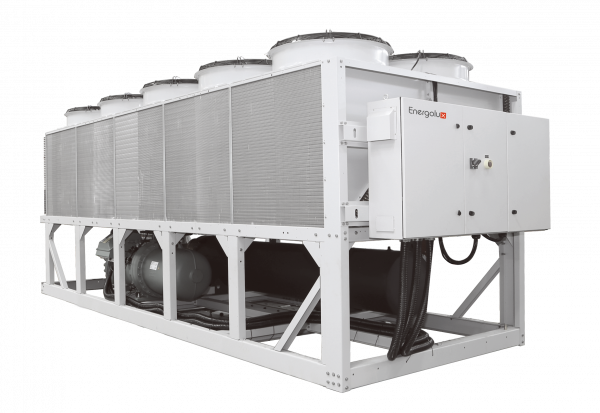Модульный воздухоохлаждаемый чиллер Energolux  с винтовым компрессором SCAW-M1000VC