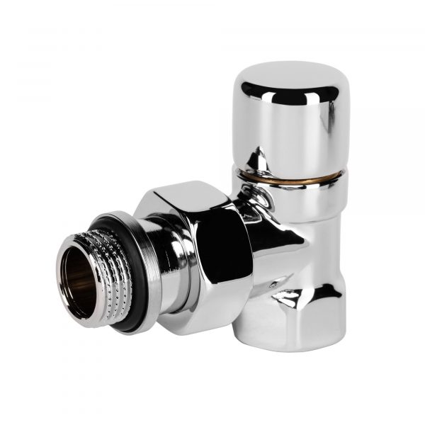 Набор термостатический для радиатора угловой Royal Thermo Design 1/2quot;М30х1,5 (Хром) — изображение 3