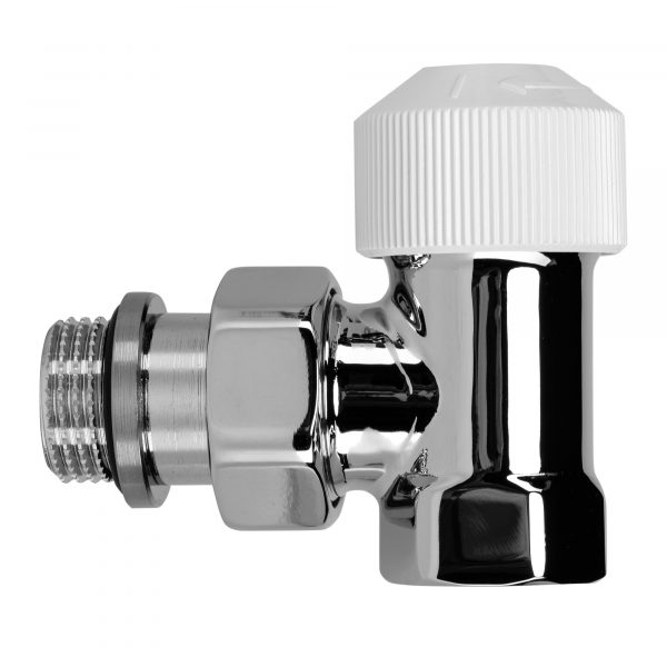 Набор термостатический для радиатора угловой Royal Thermo Design 1/2quot;М30х1,5 (Хром) — изображение 4