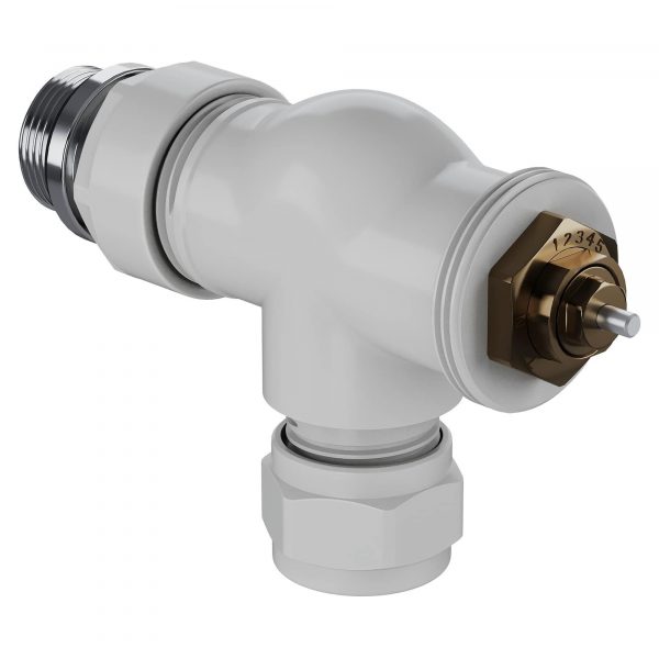 Набор термостатический осевой Royal Thermo Design Pro 15мм М30х1,5 (Белый) — изображение 3