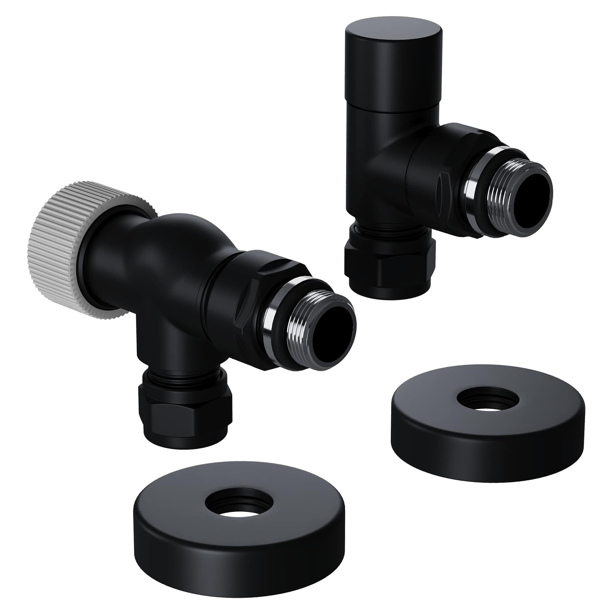 Набор термостатический осевой Royal Thermo Design Pro 15мм М30х1