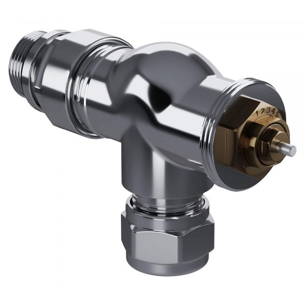 Набор термостатический осевой Royal Thermo Design Pro 15мм М30х1,5 (Хром) — изображение 3