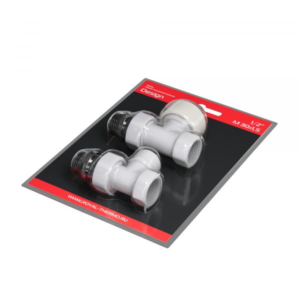 Набор термостатический прямой Royal Thermo Design 1/2quot;М30х1,5 (Белый) — изображение 7