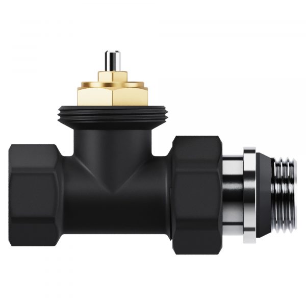 Набор термостатический прямой Royal Thermo Design 1/2quot;М30х1,5 (Черный) — изображение 5