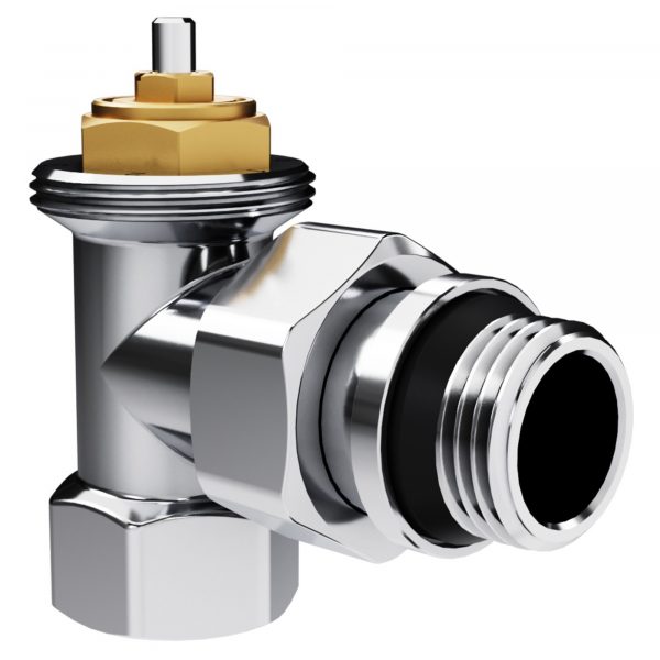 Набор термостатический угловой Royal Thermo Design 1/2quot;М30х1,5 (Хром) — изображение 3