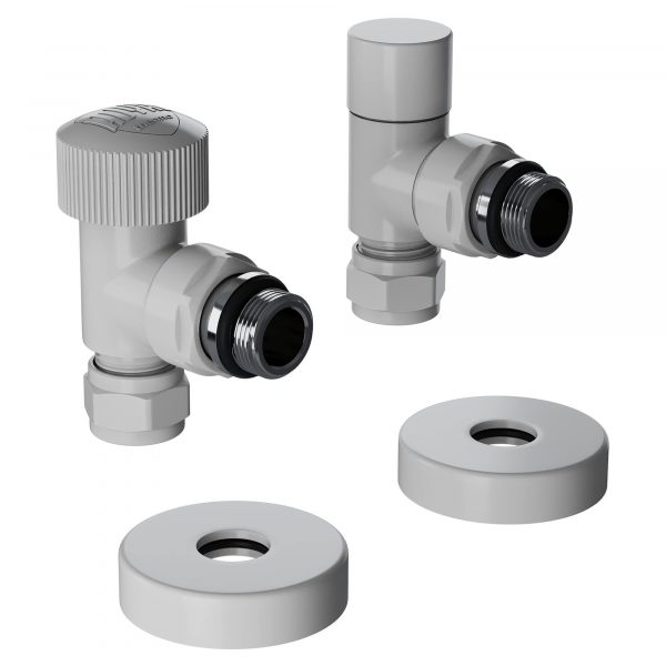 Набор термостатический угловой Royal Thermo Design Pro 15мм М30х1