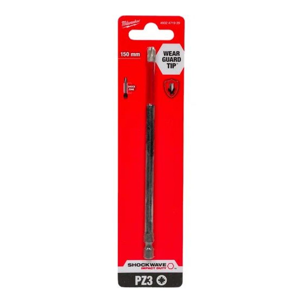 Насадка Milwaukee SHOCKWAVE PZ3 150мм (1) 4932471929