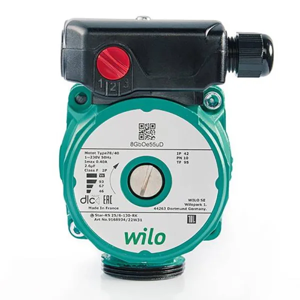Насос циркуляционный WILO Star-RS 25/6-130 (гайки- адаптеры на 180) — изображение 5