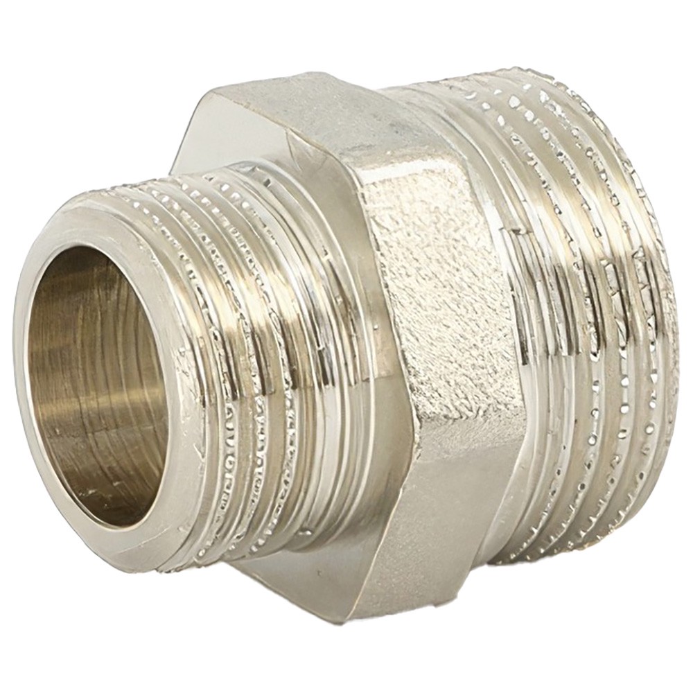 Ниппель Uni-Fitt 3/4х1/2 никелированный