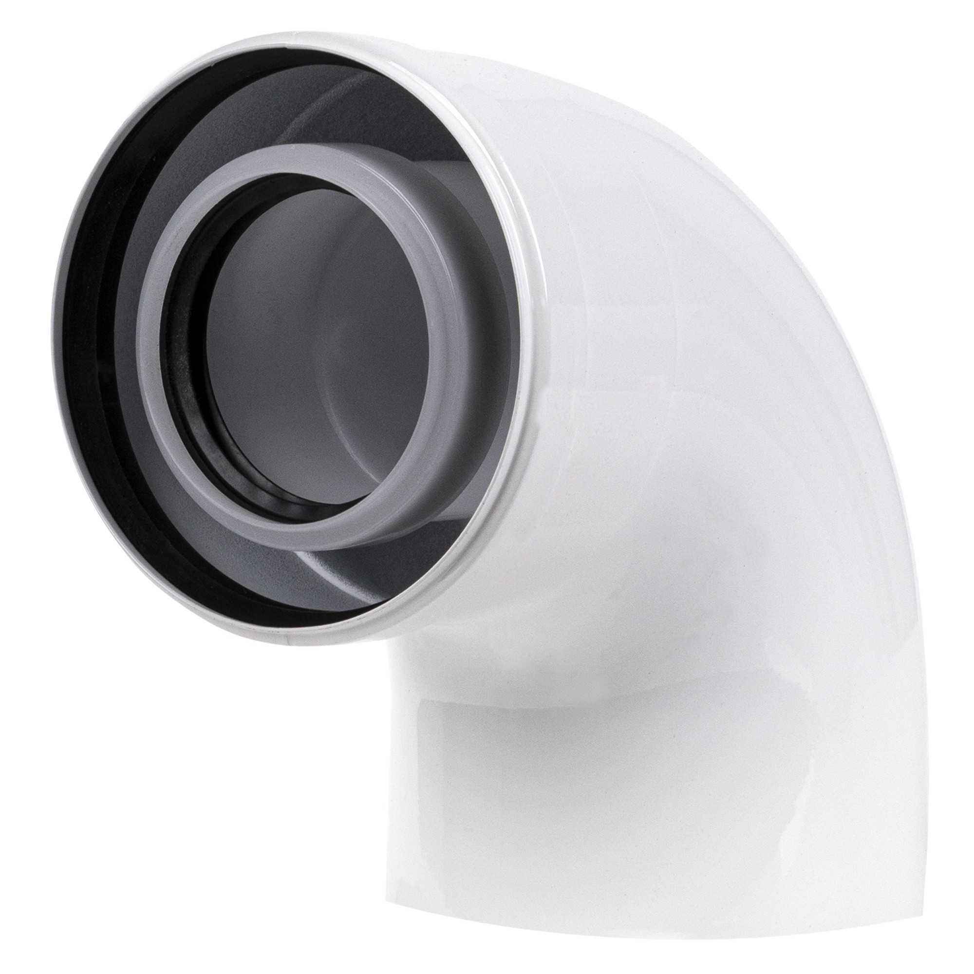 Отвод коаксиальный Royal Thermo 60/100