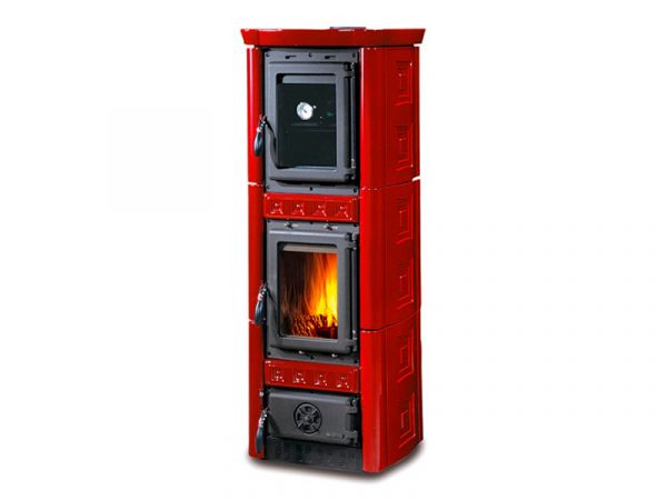 Печи-камины La Nordica Gaia Forno Bordeaux (бордовый) — изображение 2