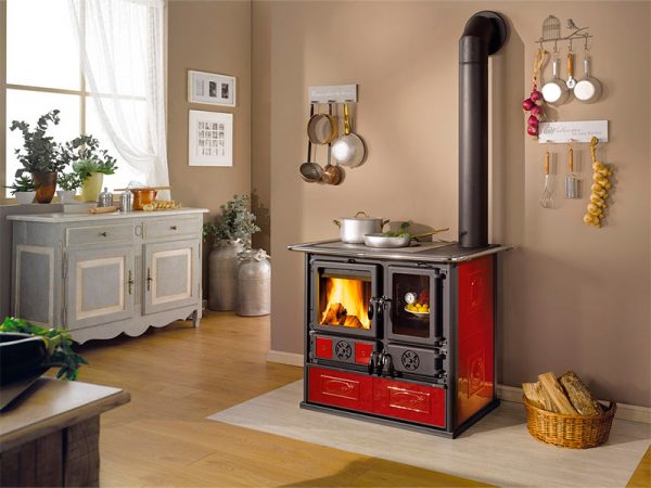 Печи-камины La Nordica Rosa Reverse Liberty BO (бордовый) — изображение 5