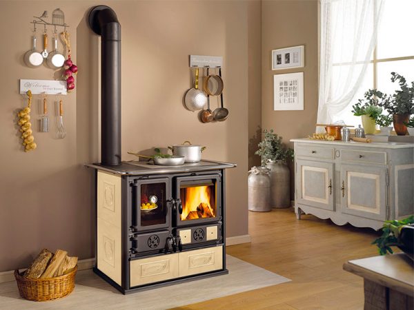 Печи-камины La Nordica Rosa SX Reverse Ceramica Liberty - Pann (бежевый) — изображение 3