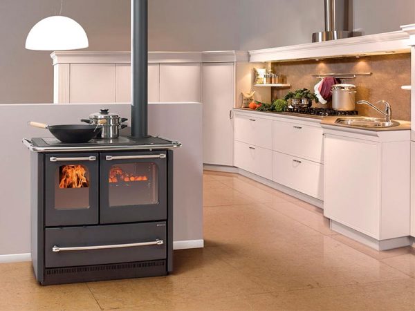 Печи-камины La Nordica SOVRANA EASY EVO 2,0 ANTRACITE (черный) — изображение 3