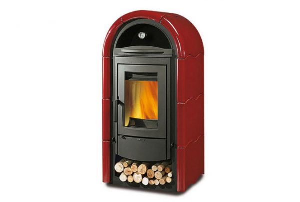 Печи-камины La Nordica Stefany forno BO (бордовый) — изображение 2