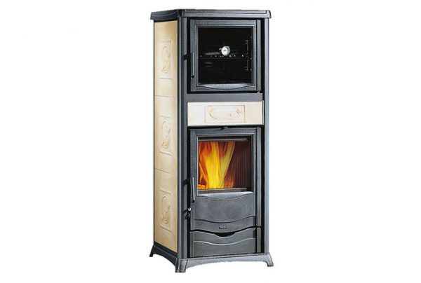 Печи-камины La Nordica TermoRossella Plus c/ Forno D.S.A. Pergamena (бежевый) — изображение 2