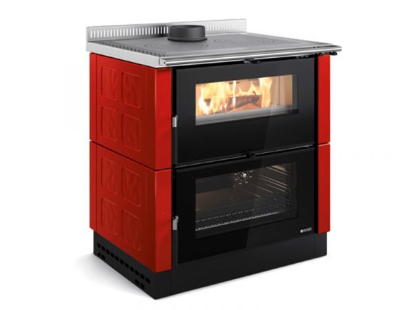 Печи-камины La Nordica VERONA XXL MAIOLICA BORDEAUX (бордовый) — изображение 2