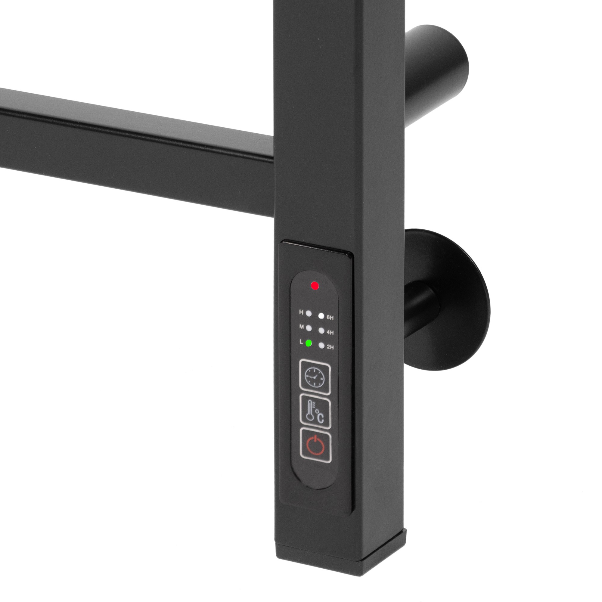 Полотенцесушитель Royal Thermo Axel П6 500х800 электро (встроен. диммер) черный — изображение 5