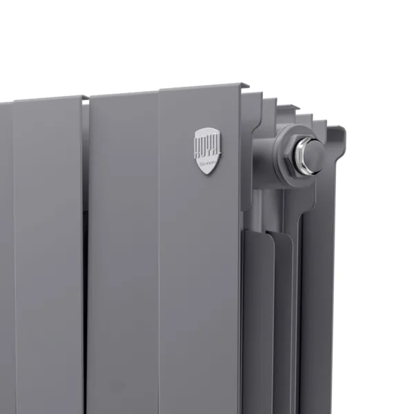 Радиатор биметаллический Royal Thermo PianoForte 300 Серебристый - 14 секц. — изображение 4