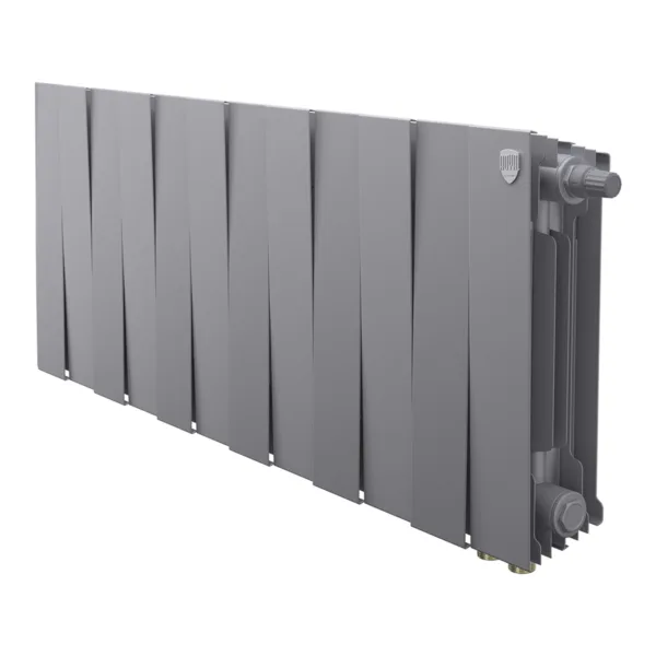 Радиатор биметаллический Royal Thermo PianoForte 300 Серебристый VR80 - 12 секц.