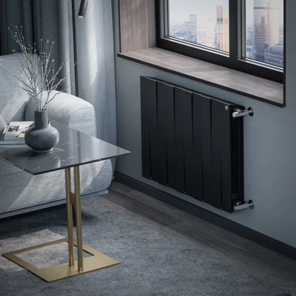 Радиатор биметаллический Royal Thermo PianoForte 500 Чёрный - 10 секц. — изображение 5