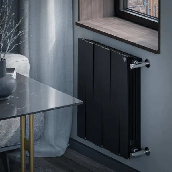 Радиатор биметаллический Royal Thermo PianoForte 500 Чёрный - 6 секц. — изображение 5